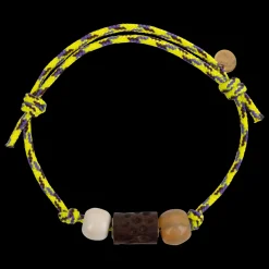 Bracelet Rope Yellow Braided cord bracelet