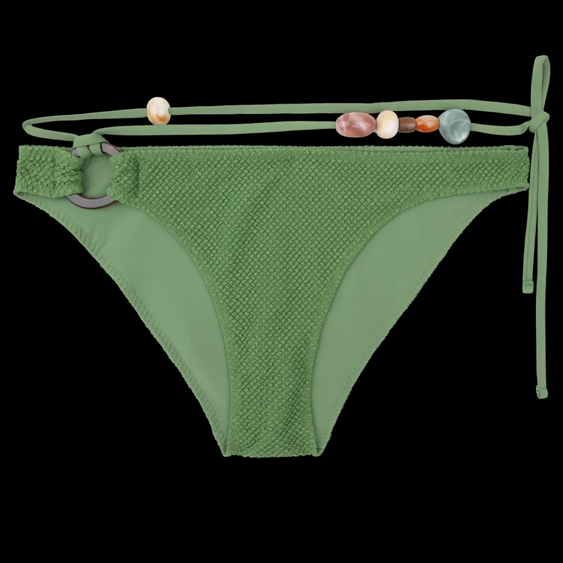 Coral Tanga-style bikini briefs