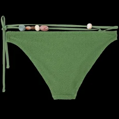 Coral Tanga-style bikini briefs
