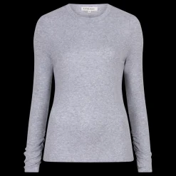 Elle Long-sleeve cotton top