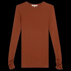 Elle Long-sleeve mesh top
