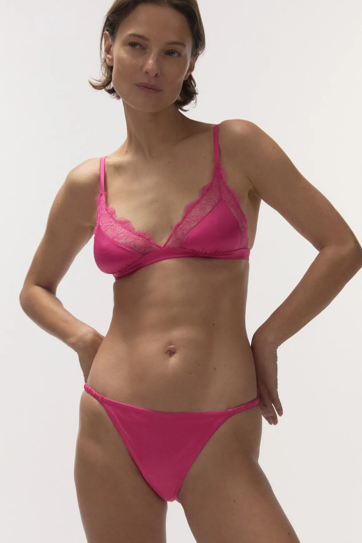 Love Lace Delicate triangle bralette