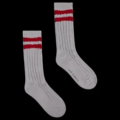 Rib Socks Stripe Sporty rib socks