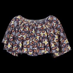Tropic Off-shoulder printed top